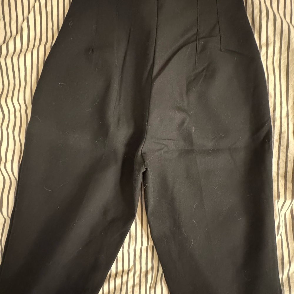 Zara Women’s Tuxedo Style Black Pant - Size M - Picture 4 of 6
